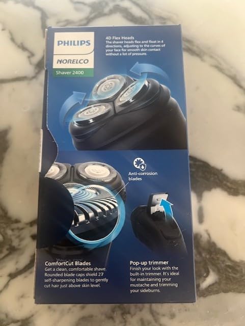 Philips Norelco 2400 Series Electric Shaver, Deep Black customer photo 2