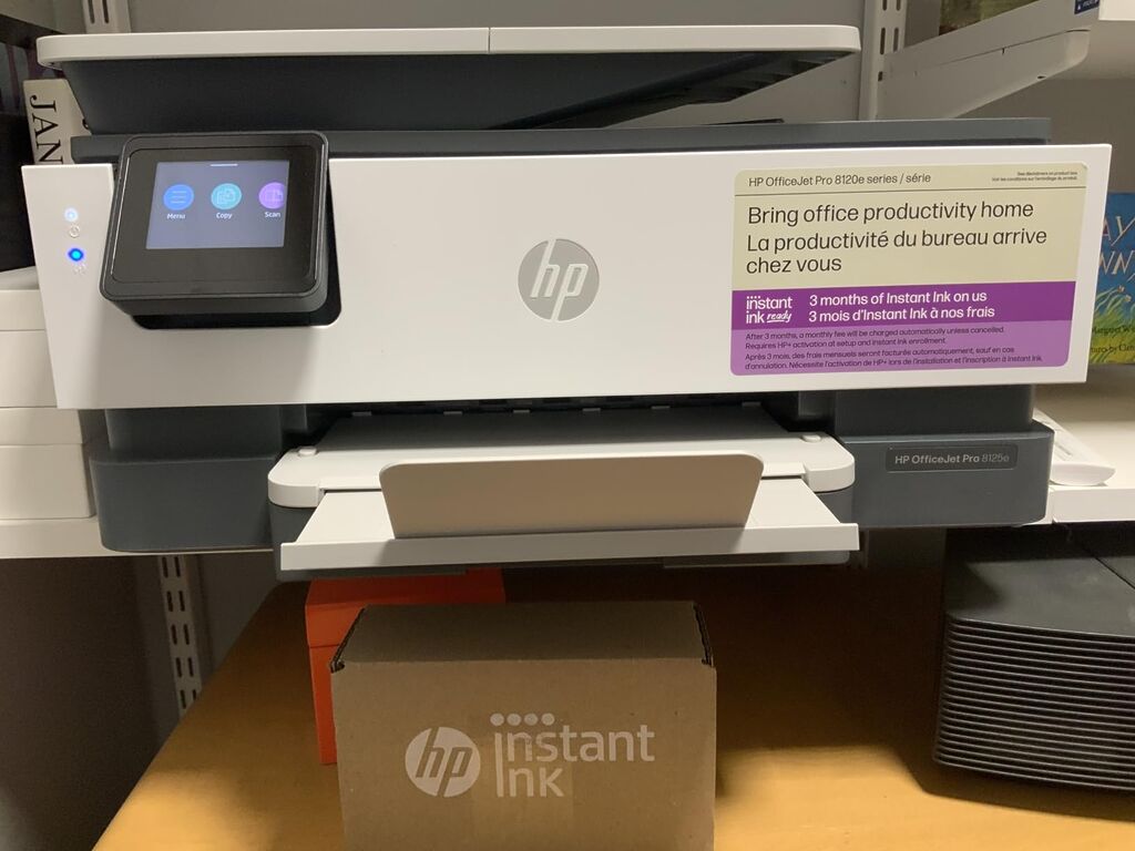 HP OfficeJet Pro 8125e Wireless All-in-One Color Inkjet Printer, Print, Scan, Copy, ADF, Duplex Printing Best-for-Home Office, 3 Month Instant Ink Trial Included, AI-Enabled (405T6A) customer photo 1