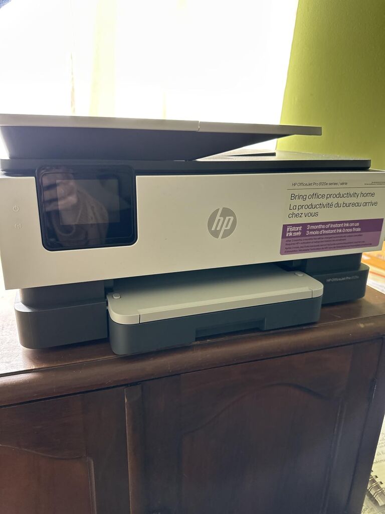 HP OfficeJet Pro 8125e Wireless All-in-One Color Inkjet Printer, Print, Scan, Copy, ADF, Duplex Printing Best-for-Home Office, 3 Month Instant Ink Trial Included, AI-Enabled (405T6A) customer photo 2