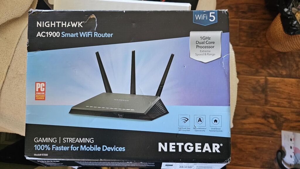NETGEAR Nighthawk WiFi 6 Router (RAX36) – Router Only, AX3000 3 Gbps Wireless Speed – Dual-Band Gigabit Internet – Covers 2,000 sq. ft., 25 Devices – Built-in VPN, USB 3.0, Gaming customer photo 1