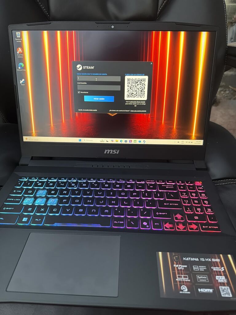 msi Katana 15 HX 15.6” 165Hz QHD+ Gaming Laptop: Intel Core i9-14900HX, NVIDIA Geforce RTX 5070, 32GB DDR5, 1TB NVMe SSD, RGB Keyboard, Win 11 Home: Black B14WGK-016US customer photo 1