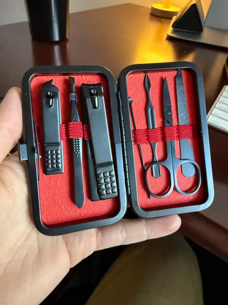 Aceoce Manicure Set Nail Clippers Set Gifts for Men Manicure Pedicure Kit customer photo 1
