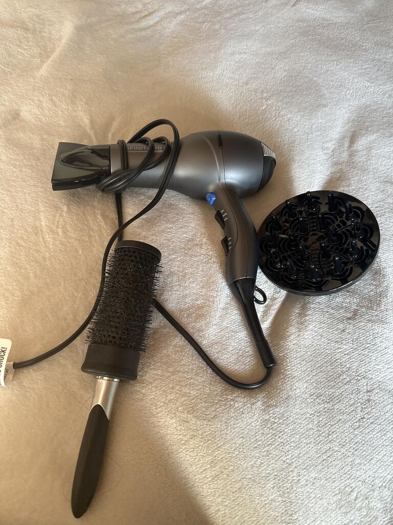 Conair InfinitiPRO Hair Dryer with Diffuser & Concentrator, 1875W, Black customer photo 1
