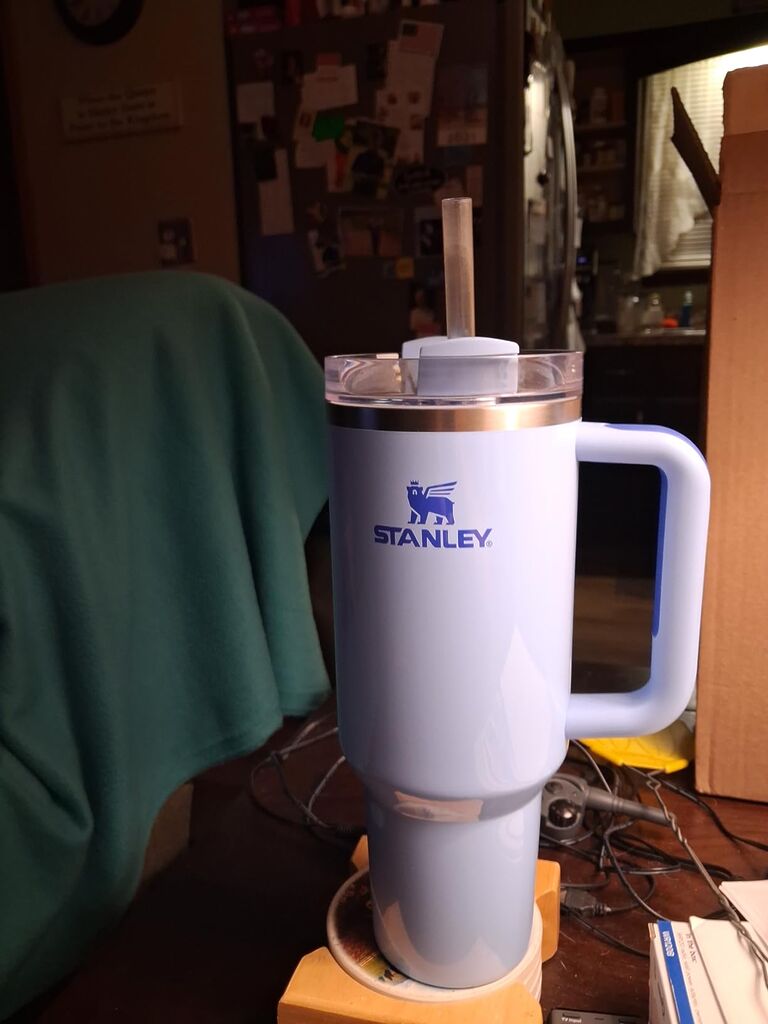 STANLEY Quencher H2.0 Tumbler with Handle and Straw 40 oz Flowstate 3-Position Lid Cup Holder Compatible for Travel Insulated Stainless Steel Cup BPA-Free Rose Quartz 2.0 customer photo 1