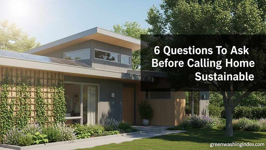 6 Questions to Ask Before Calling Any Home ‘Sustainable’