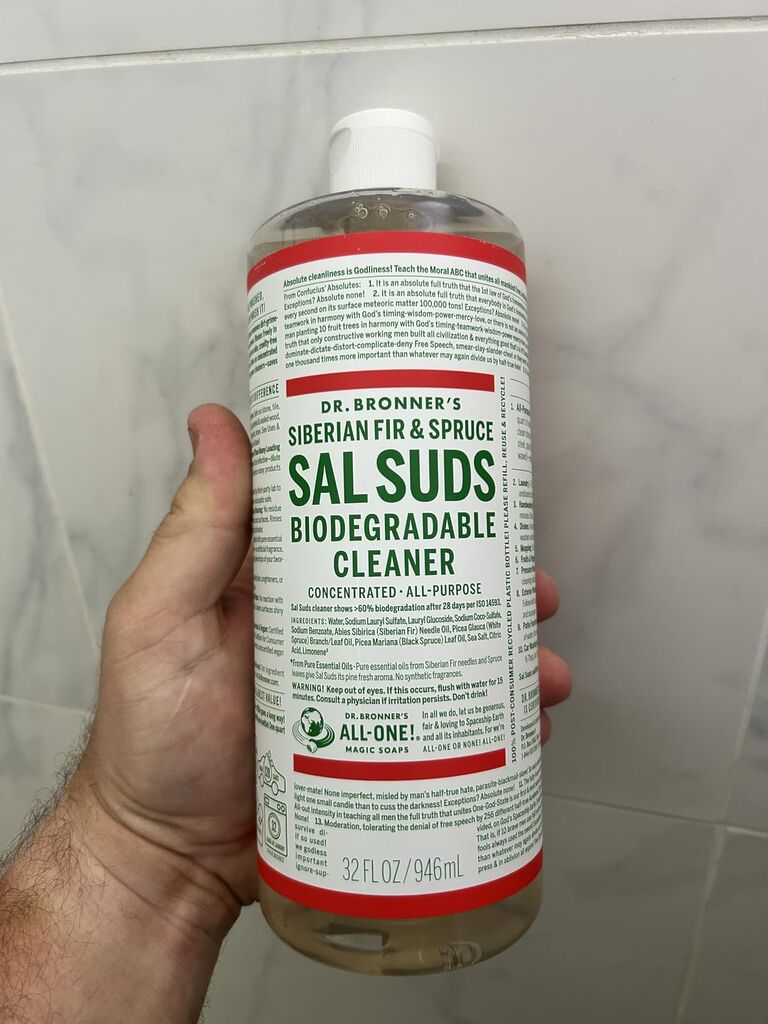 Dr. Bronner's Sal Suds Biodegradable Cleaner (32 Ounce, 2-Pack) - All-Purpose Cleaner for Floors, Kitchen & Bathroom customer photo 1