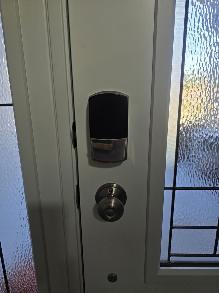 Schlage Encode Smart WiFi Deadbolt Lock with Century Trim, Matte Black customer photo 2