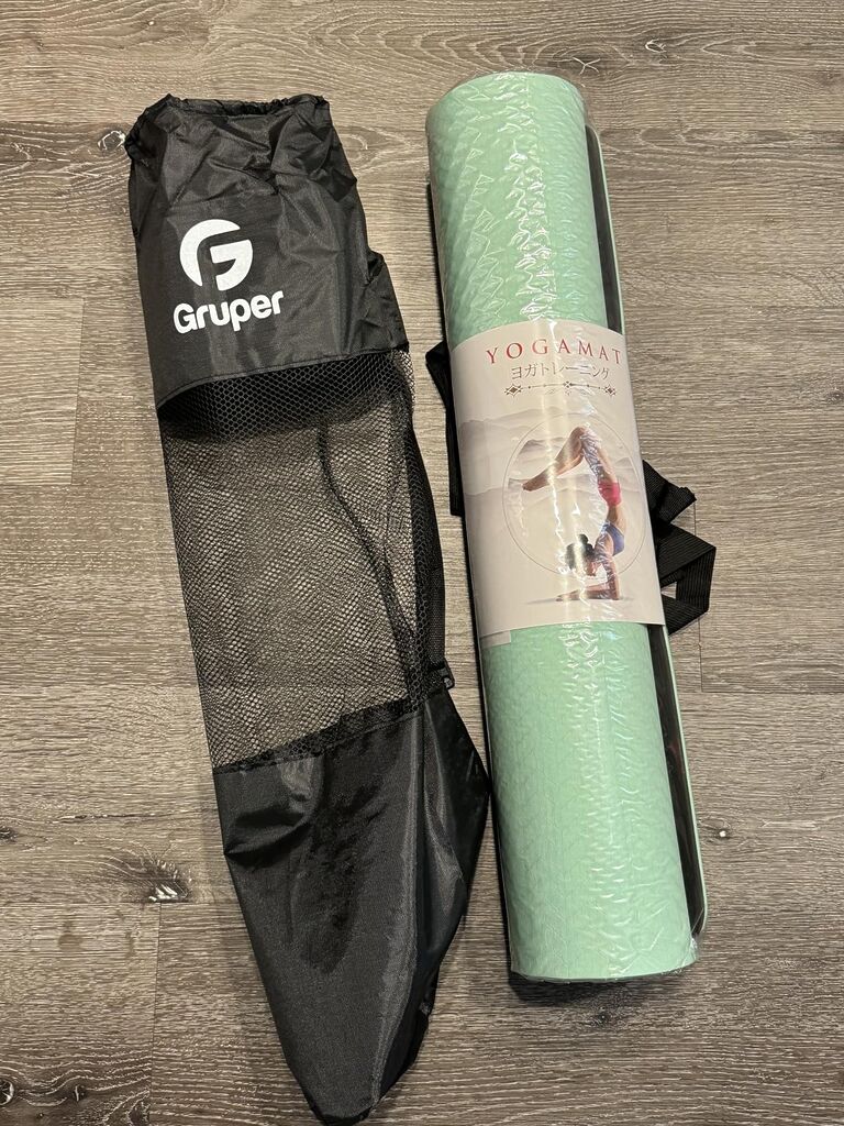 Gruper Yoga Mat Non Slip, Eco Friendly Fitness Exercise Mat with Carrying Strap customer photo 1