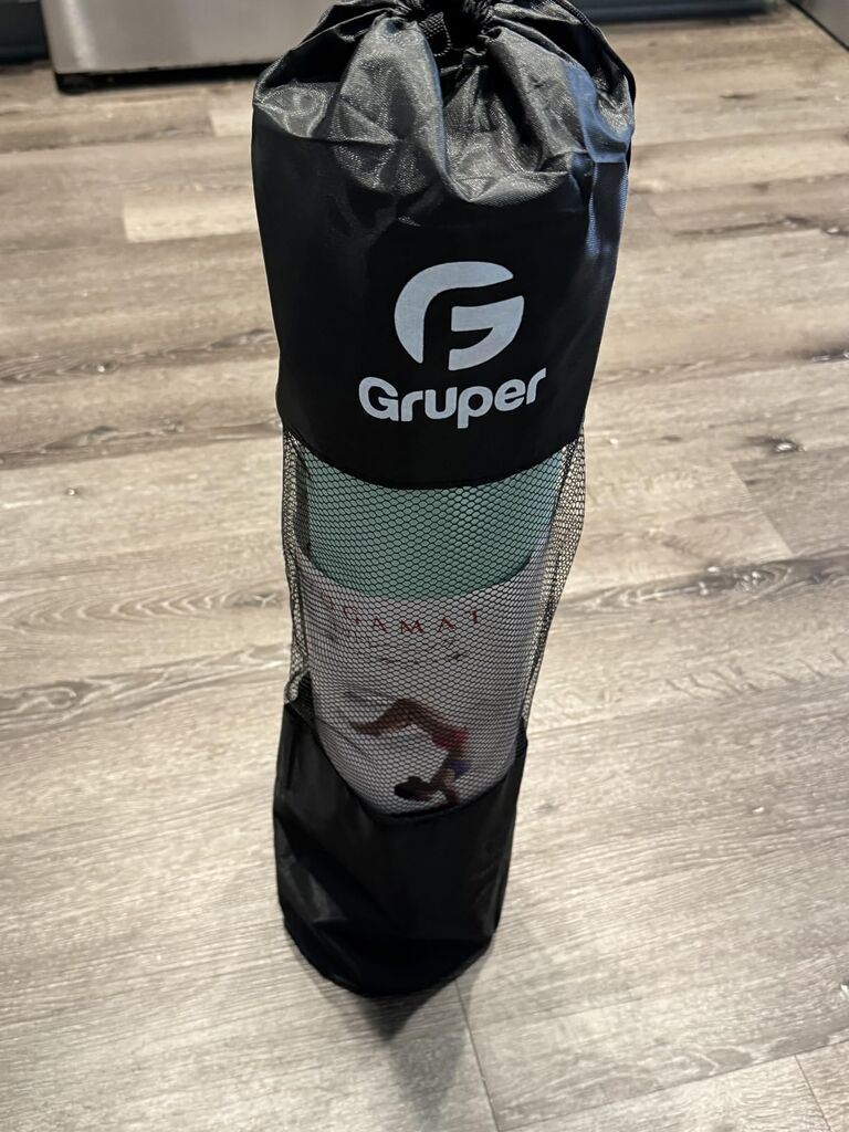 Gruper Yoga Mat Non Slip, Eco Friendly Fitness Exercise Mat with Carrying Strap customer photo 2