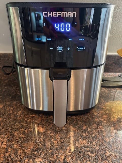 Chefman Air Fryer 8 Qt TurboFry 4-in-1 with 450°F Hi-Fry Option, XL Nonstick Dishwasher-Safe Basket customer photo 1