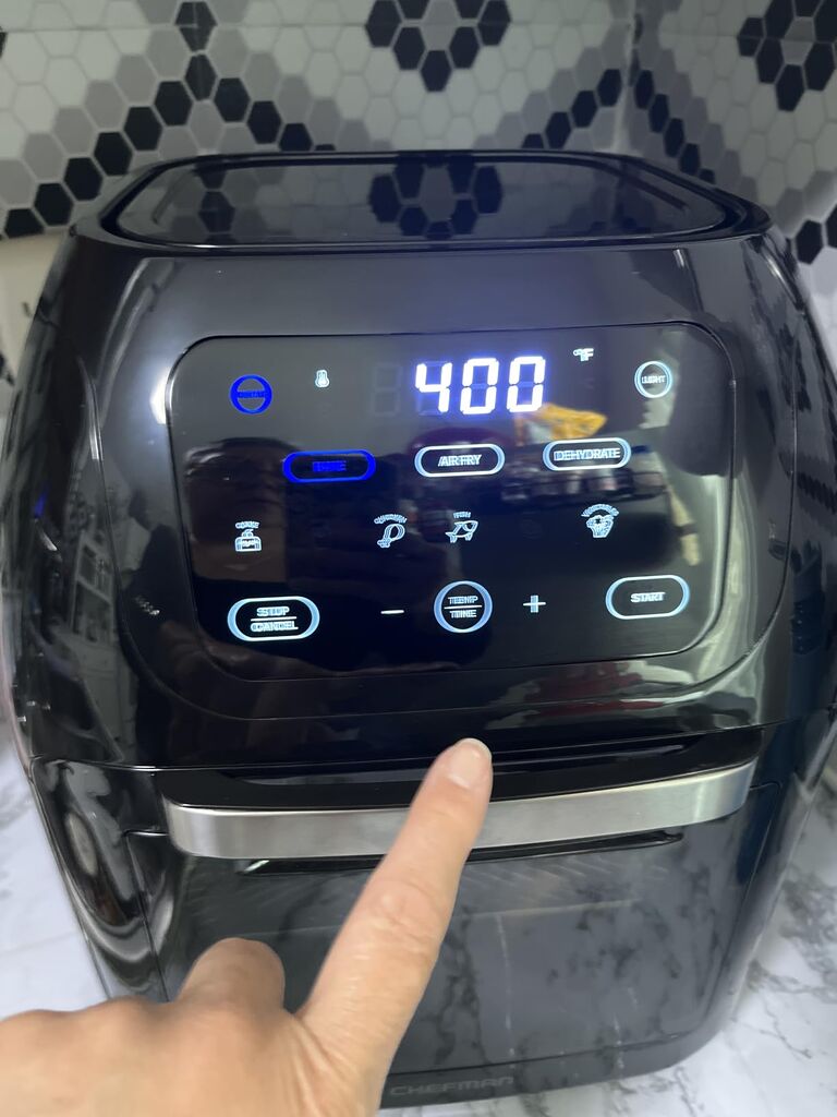 CHEFMAN Multifunctional Digital Air Fryer+ Rotisserie, Dehydrator, Convection Oven, 17 Touch Screen Presets, XL 10L Family Size customer photo 2