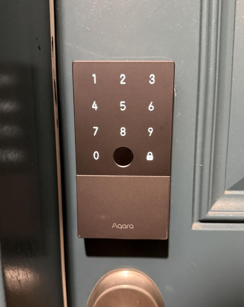 Aqara Smart Lock U100, Apple Home Key, Fingerprint Deadbolt, Gray customer photo 1