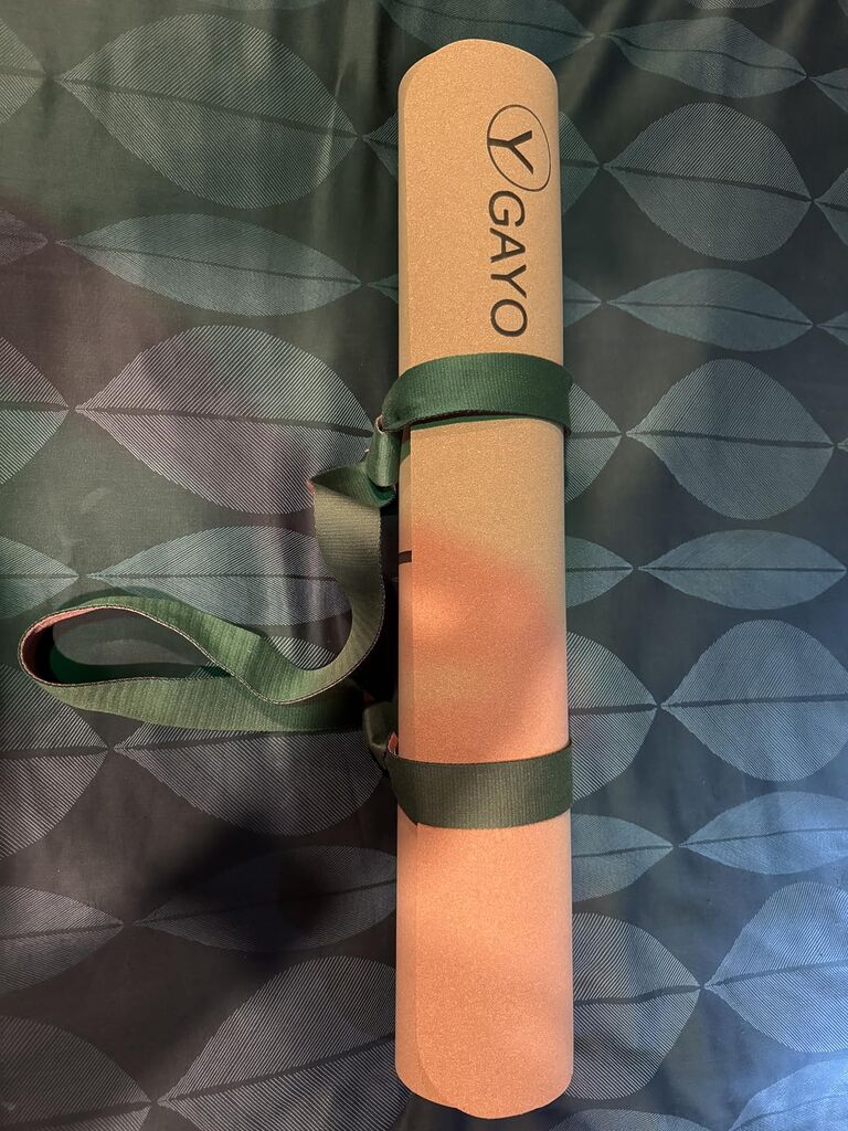 Y O GAYO Premium Yoga Cork Mat with Natural Tree Rubber Base customer photo 1