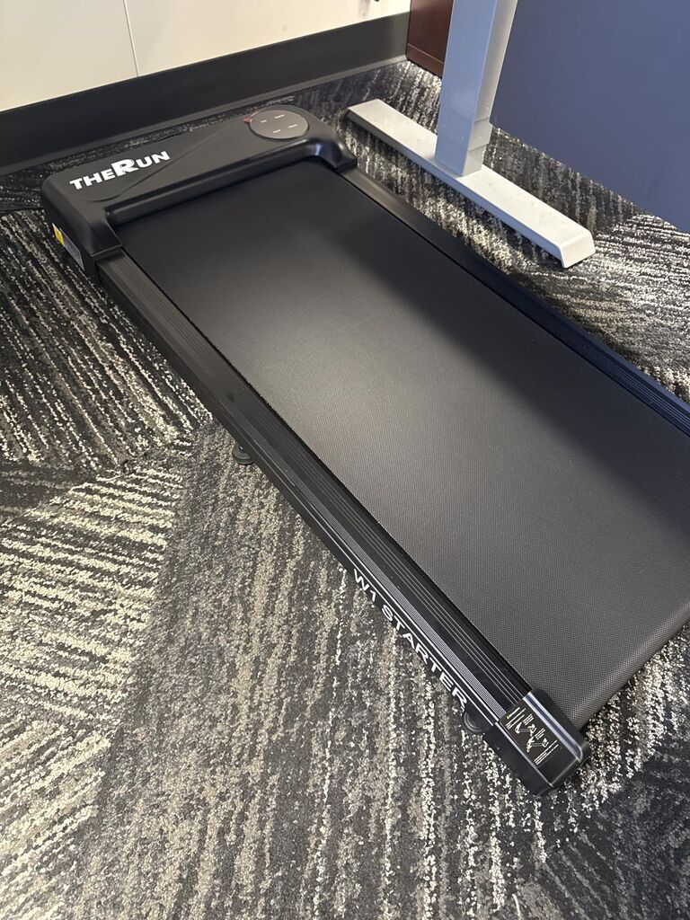 THERUN Walking Pad Treadmill, Portable Mini Treadmill for Home/Office, Walking Pad Treadmill 2.5HP, Under Desk Walking Machine with 265 lbs Weight Capacity Remote Control LED Display customer photo 1