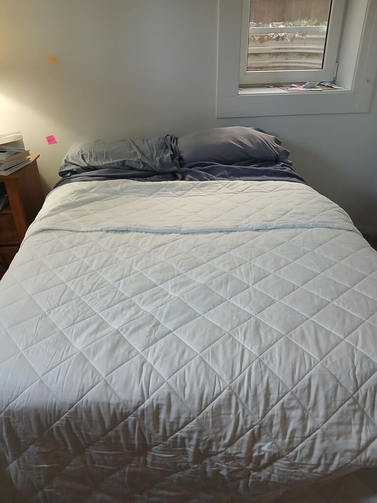 100% Organic Cotton Comforter - GOTS & Fairtrade Certified (Queen/Full) customer photo 2
