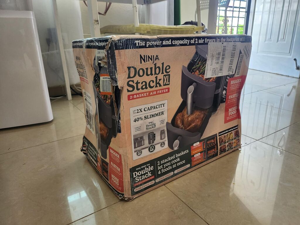 Ninja DoubleStack XL 10QT 2-Basket Air Fryer SL401 Cooks 5lb Whole Chicken customer photo 2