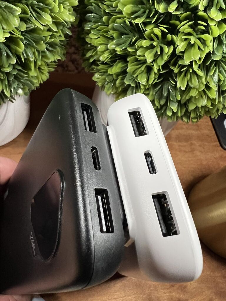 2026 2-Pack 12800mAh Portable Charger with Built in Cables, Travel Essential Battery Pack, 4 Outputs 2 Inputs Slim Power Bank with Cord Wires for iPhone 17/16/15/14, Samsung Galaxy S23/22, Pixel etc customer photo 1