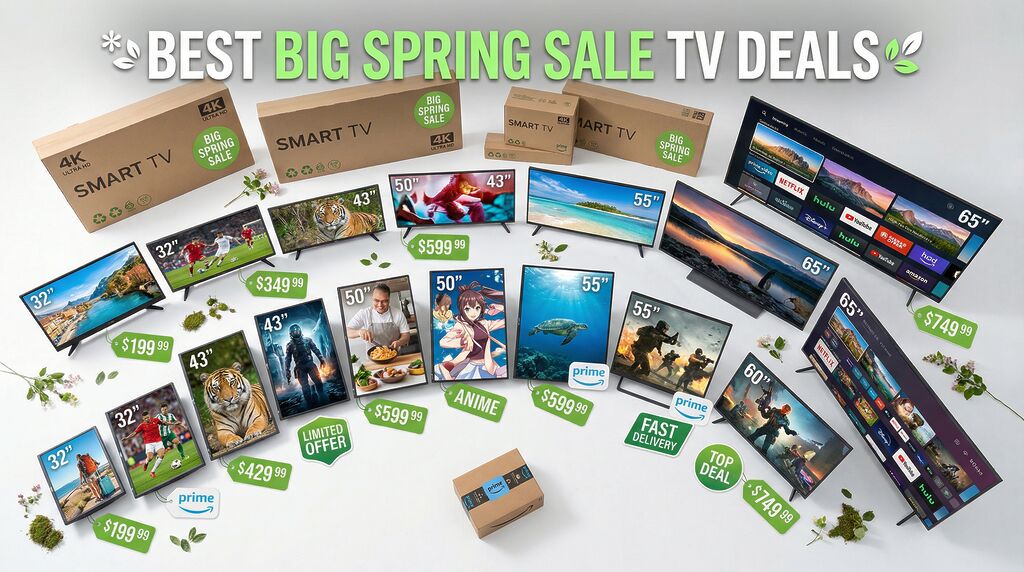 12 Best Big Spring Sale Smart TV Deals on Amazon (August 2026)