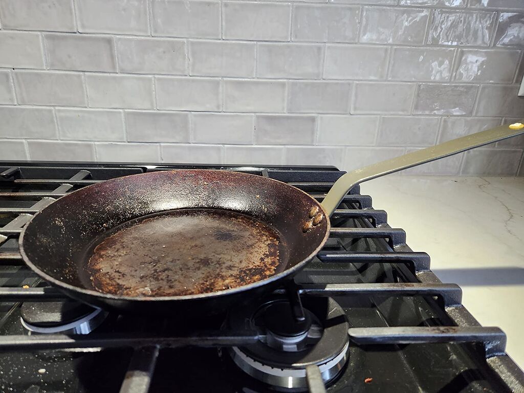 de Buyer MINERAL B Carbon Steel Fry Pan - 9.5