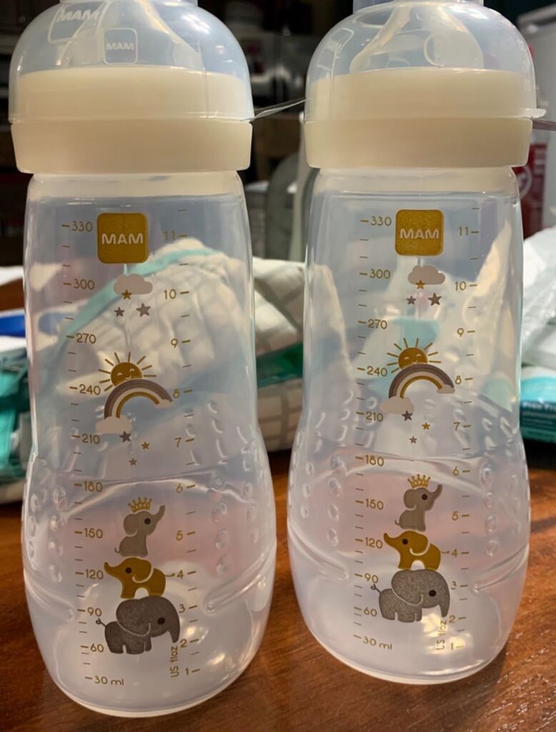 MAM Easy Active Baby Bottle 2 Pack, 11oz, BPA Free, Fast Flow Silicone Nipple customer photo 1