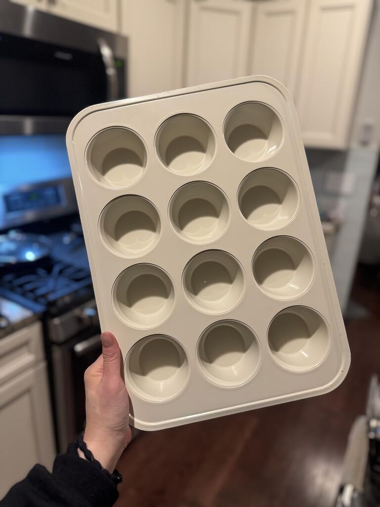 GreenLife 12-Cup Muffin Pan, PFAS-Free Healthy Nonstick Baking Tray, Turquoise customer photo 1