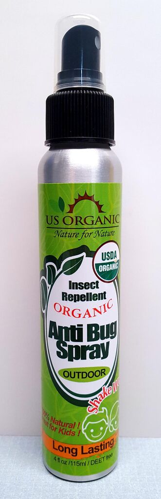 US Organic Mosquito Repellent Anti Bug Outdoor Pump Sprays, USDA Certification, Cruelty Free, Proven Results by Lab Testing, Deet-Free (4 oz - Value 2 Pack) customer photo 1