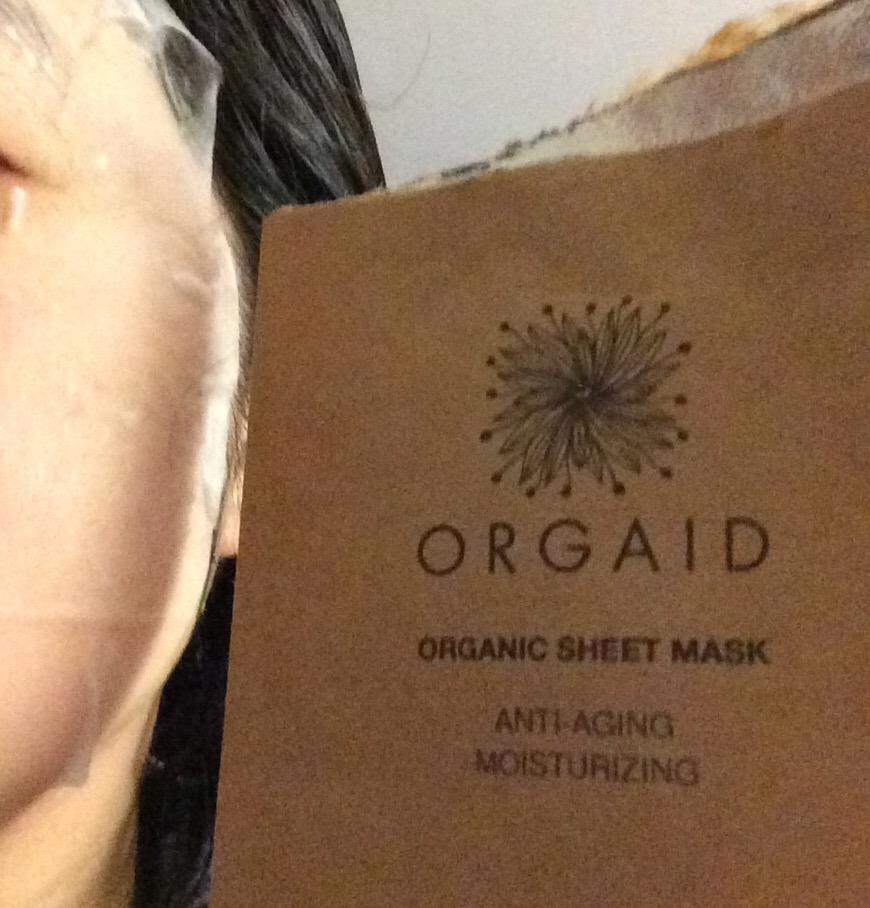 ORGAID Organic Sheet Mask | Made in USA (Anti-aging & Moisturizing, pack of 4) customer photo 1