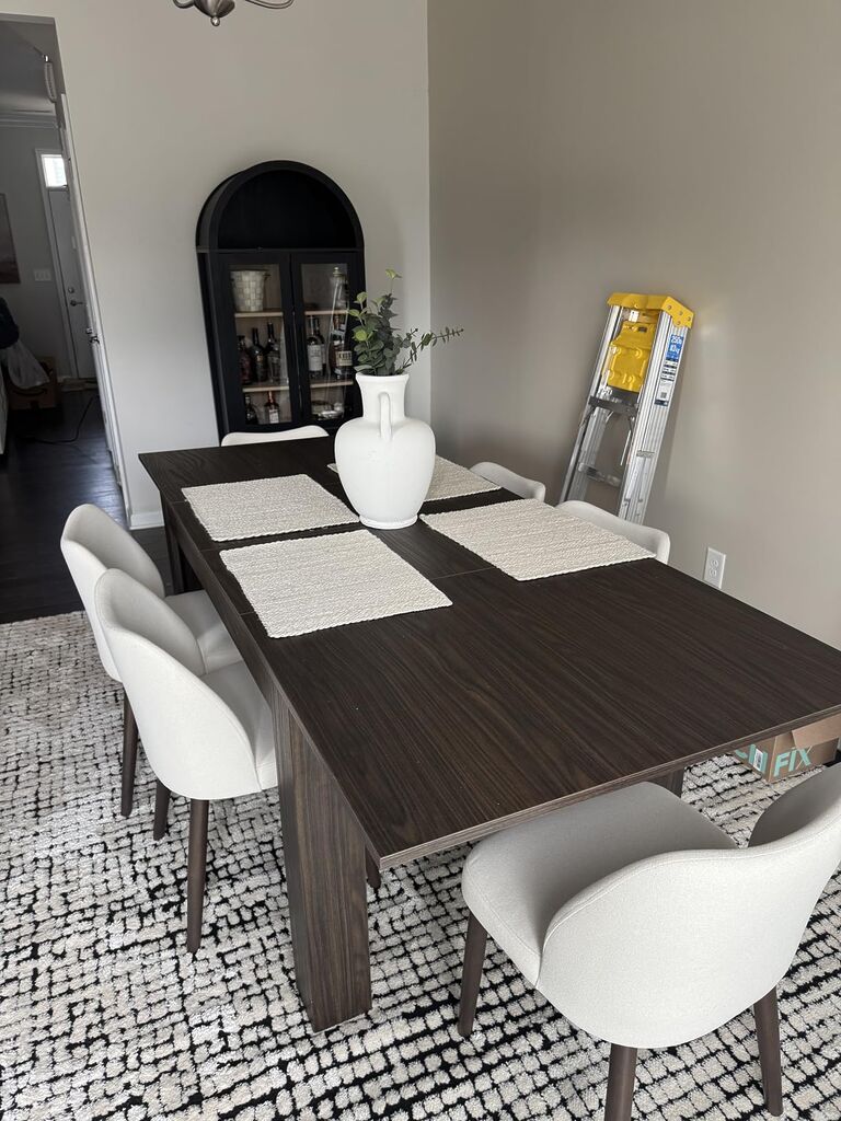 Mobili Fiver, Easy, Extendable Dining Table, 55.1(86.6) x35.4 in, Oak, for 6-8 People, Expandable Dining Table for Kitchen, Italian Furniture customer photo 1