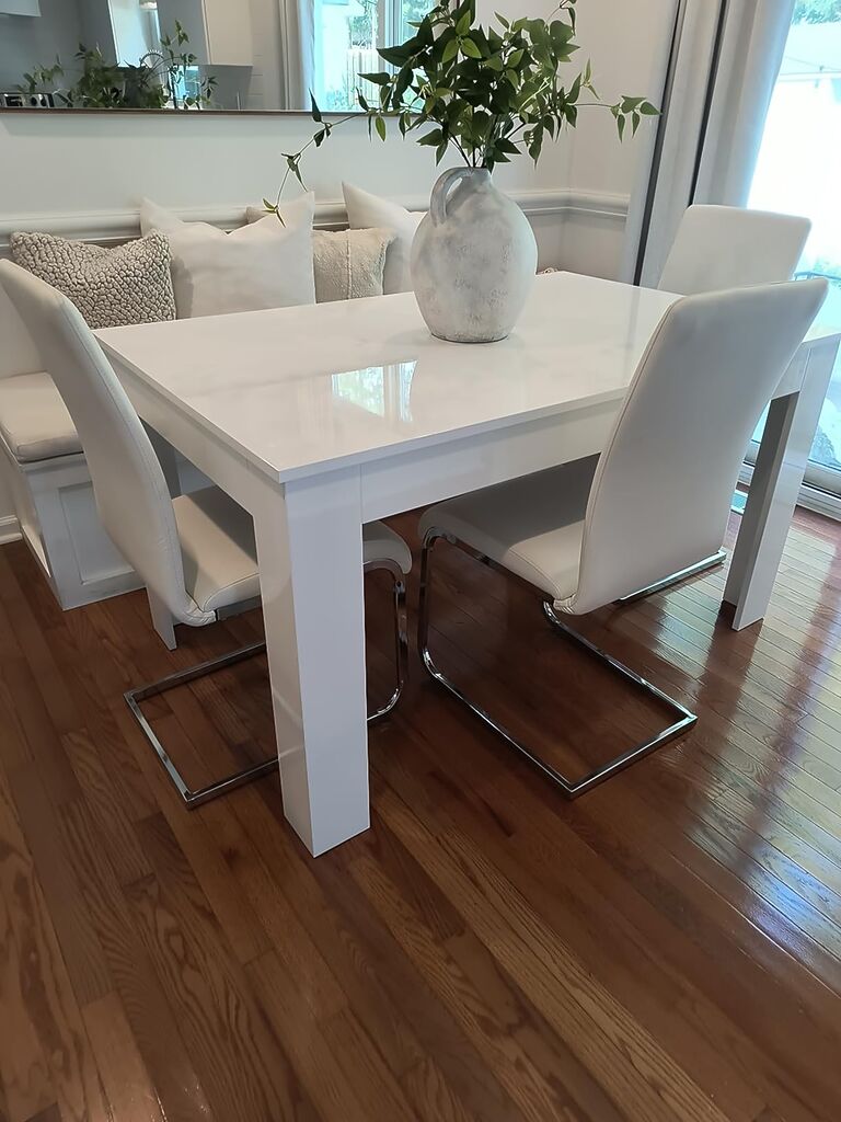 Mobili Fiver, Easy, Extendable Dining Table, 55.1(86.6) x35.4 in, Oak, for 6-8 People, Expandable Dining Table for Kitchen, Italian Furniture customer photo 2