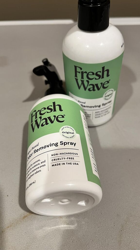 Fresh Wave Original Scent Odor Removing Spray, 8 fl. oz. | Pack of 2 | Odor Absorber for Home, Furniture, Fabrics & Trash | Safer Odor Relief customer photo 1