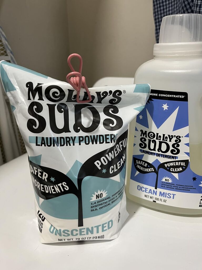 Molly's Suds Original Laundry Detergent Powder | Clean Laundry Detergent for Sensitive Skin | 120 Loads (Unscented) customer photo 1