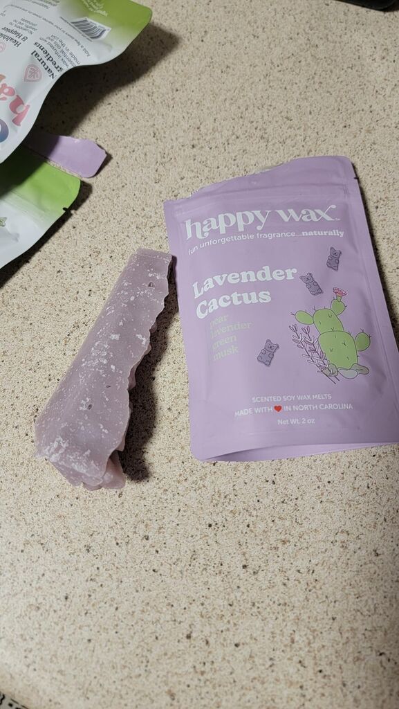 Happy Wax Spring Mix Premium Scented Natural, Non Toxic Soy Wax Melts - 6 Total Oz - Includes Jasmine Bergamot, Honeysuckle Yuzu, and Lavender Cactus customer photo 1
