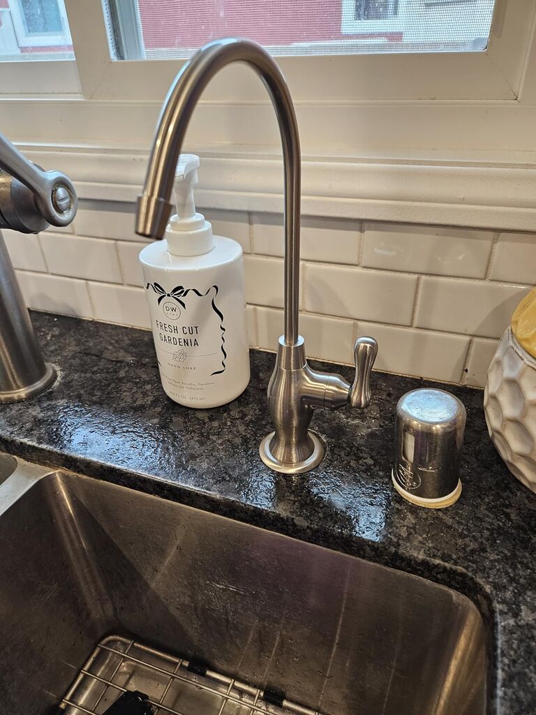 NSF Certification Lead-Free Water Filtration Reverse Osmosis Faucet (Brushed Nickel) Advanced RO Tap for Drinking, Kitchen Sink Cooking, Cleaning | Safe, Healthier customer photo 1