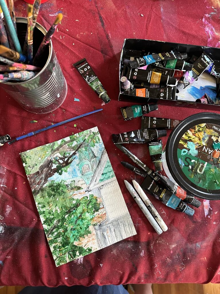 Shuttle Art Acrylic Paint Set, 30 Colors x 12ml Tubes Artist Quality Non Toxic customer photo 2