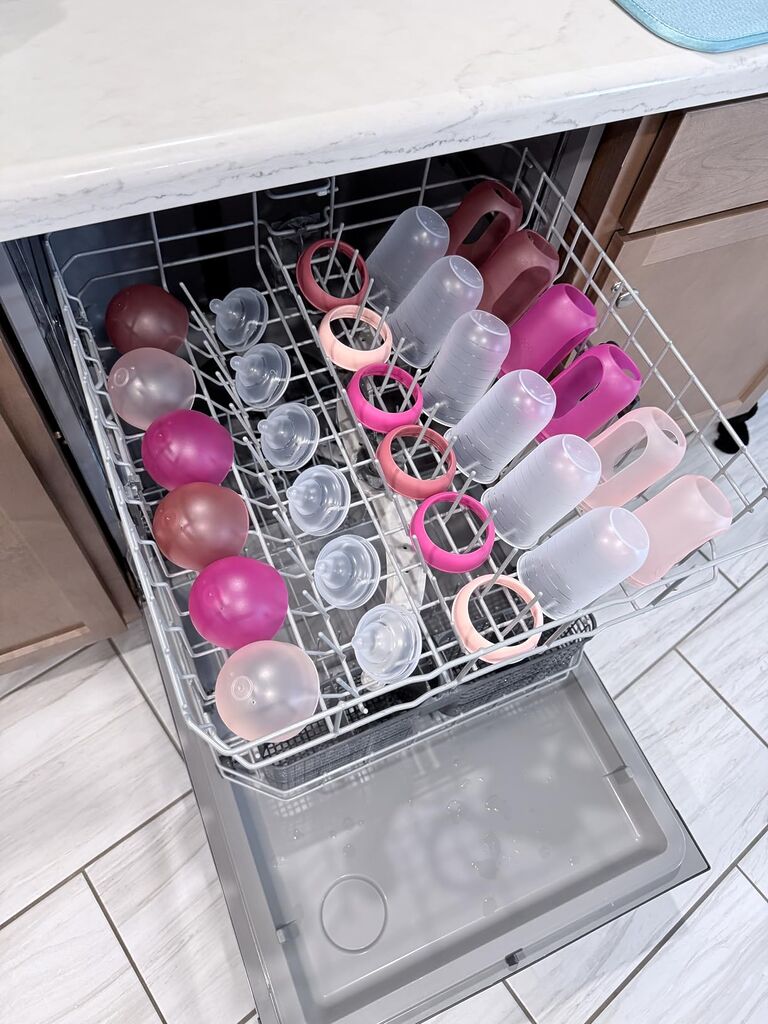 Boon Nursh Reusable Silicone Baby Bottles - Medium Flow - 8 Oz customer photo 1