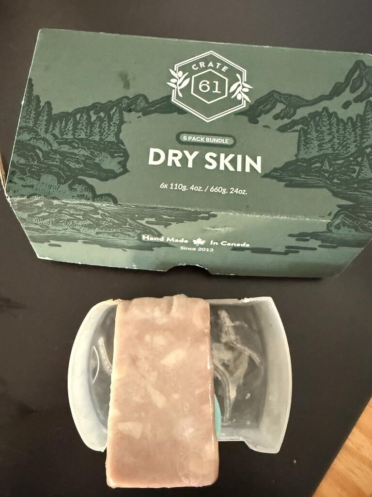 Crate 61 Organics, Handmade in Canada, Plant Based Cold Process Natural Bar Soap, With Premium Essential Oils, Pack of 6 (For Him) customer photo 2