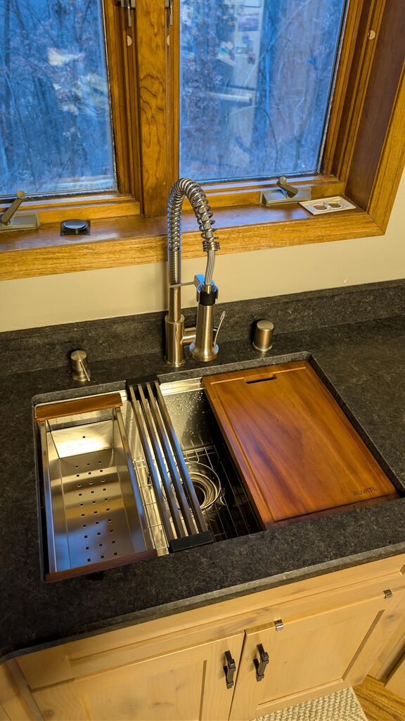 Ruvati 30-inch Undermount 16 Gauge Stainless Steel Workstation Kitchen Sink Single Bowl - Soundproof Multifunction Chef Sink with Cutting Board & Accessories, Brushed Finish Hides Scratches - RVH8310 customer photo 1