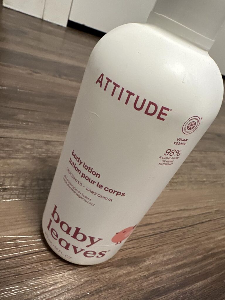 ATTITUDE Baby Lotion, EWG Verified Moisturizer, Dermatologically Tested Moisturizing Cream, Vegan and Cruelty-Free, Unscented, 16 Fl Oz customer photo 2