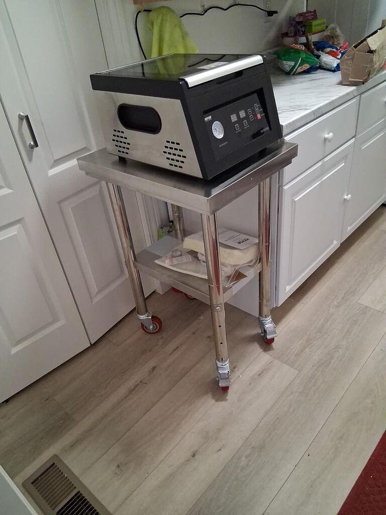 Vevor Mophorn Stainless Steel Work Table 36x24 Inch with 4 Wheels, Casters Heavy Duty Food Prep Worktable for Commercial Kitchen Restaurant customer photo 1