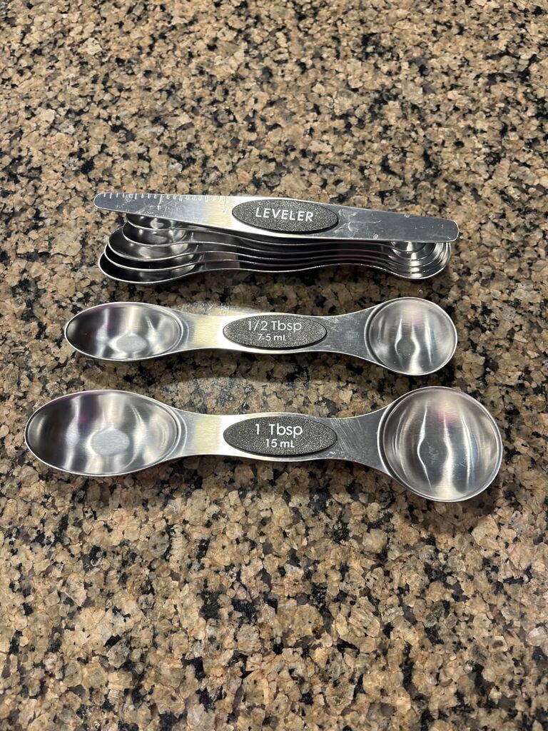 Spring Chef Magnetic Measuring Spoons Set of 8 for Kitchen, Multicolor customer photo 1