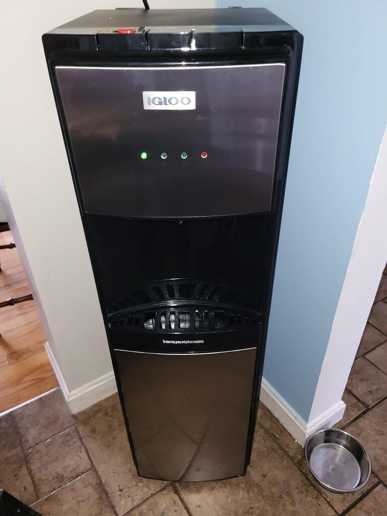 Igloo Bottom Loading Water Cooler - Hot, Cold, & Room Temperature Dispenser - Stainless Steel, Holds 3 & 5 Gallon Jugs, Child Safety Lock customer photo 2