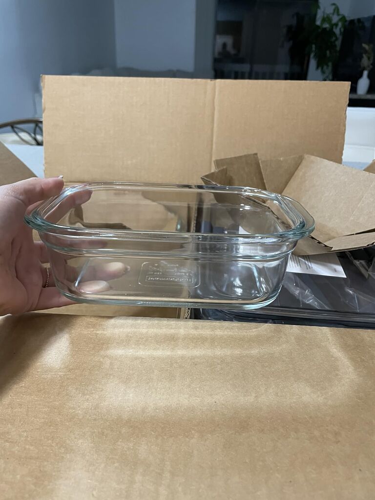 Rubbermaid Brilliance Glass Food Storage Containers Set of 9 customer photo 2