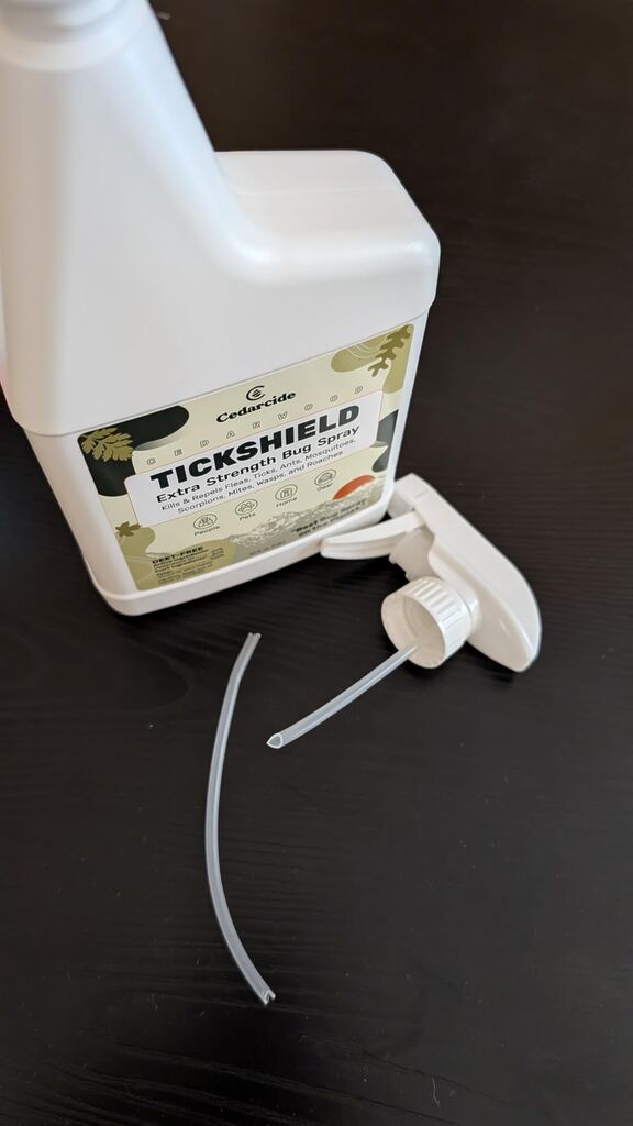 Cedarcide Extra- Strength Tickshield | Deep Woods Cedar Oil Tick & Mosquito Repellent Spray Kills & Repels Ticks, Fleas, Chiggers and Mosquitoes| For People & Pets | Natural Essential Oils | 4 Oz customer photo 2