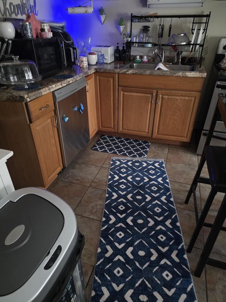 WISELIFE Kitchen Mat and Rugs Cushioned Anti-Fatigue, 17.3