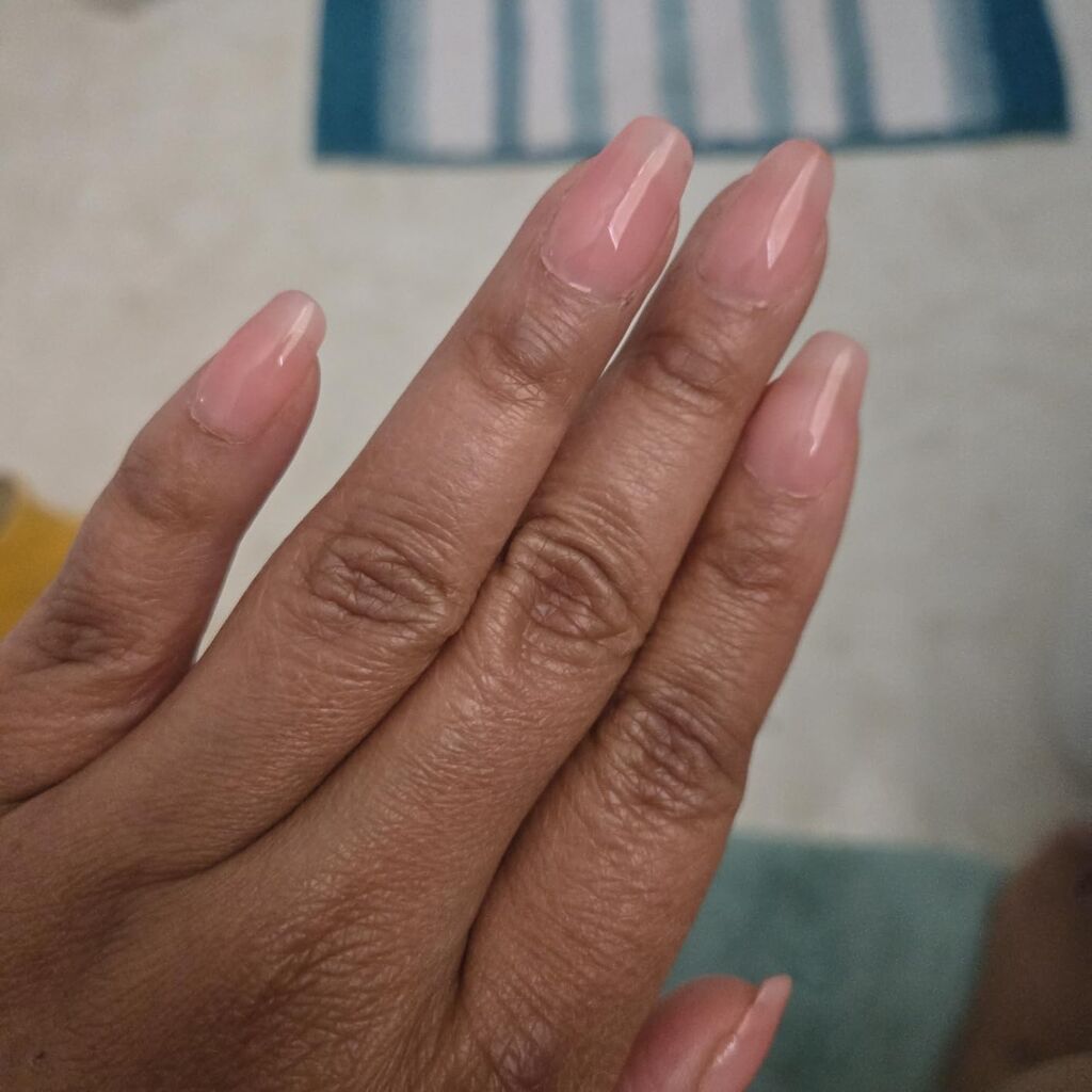 Beetles Milky White Gel Nail Polish - 15ml Neutral Jelly Nude Nail Polish Base Color Nail Concealer Sheer Translucent Effect Soak Off UV LED French Nail Art Salon DIY Manicure Gift for Women 0.5Oz customer photo 1