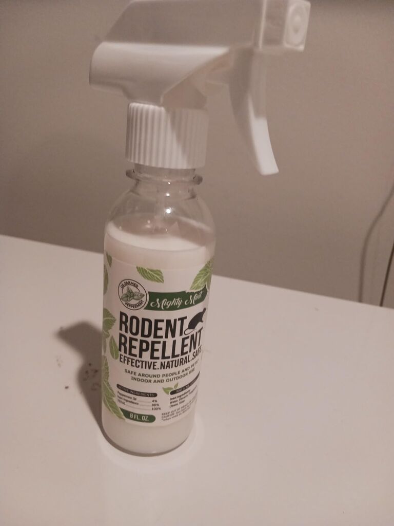 Mighty Mint Gallon (128 oz) Rodent Repellent Spray for Vehicle Engines and Interiors - Cars, Trucks, RVs, & Boats customer photo 2