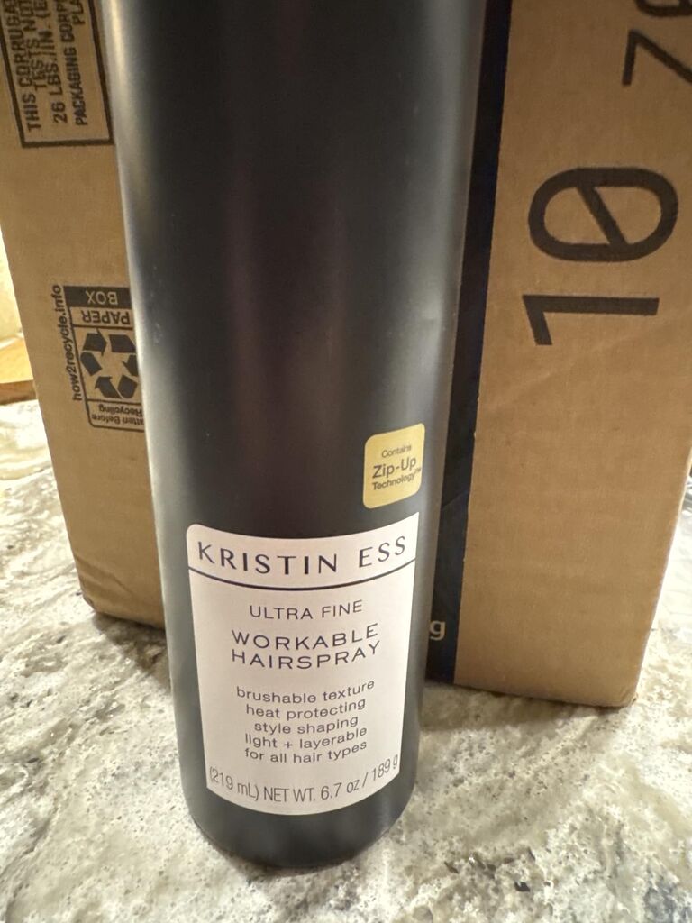 Kristin Ess Ultra Fine Professional Hairspray + Heat Protectant for Hair customer photo 1