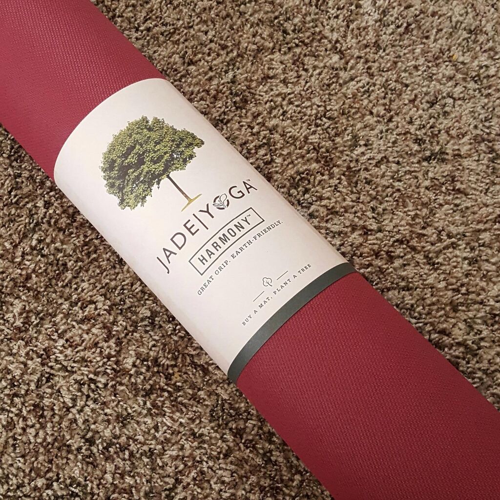 JadeYoga Harmony Yoga Mat - Non-Slip Natural Rubber Yoga Mat customer photo 1
