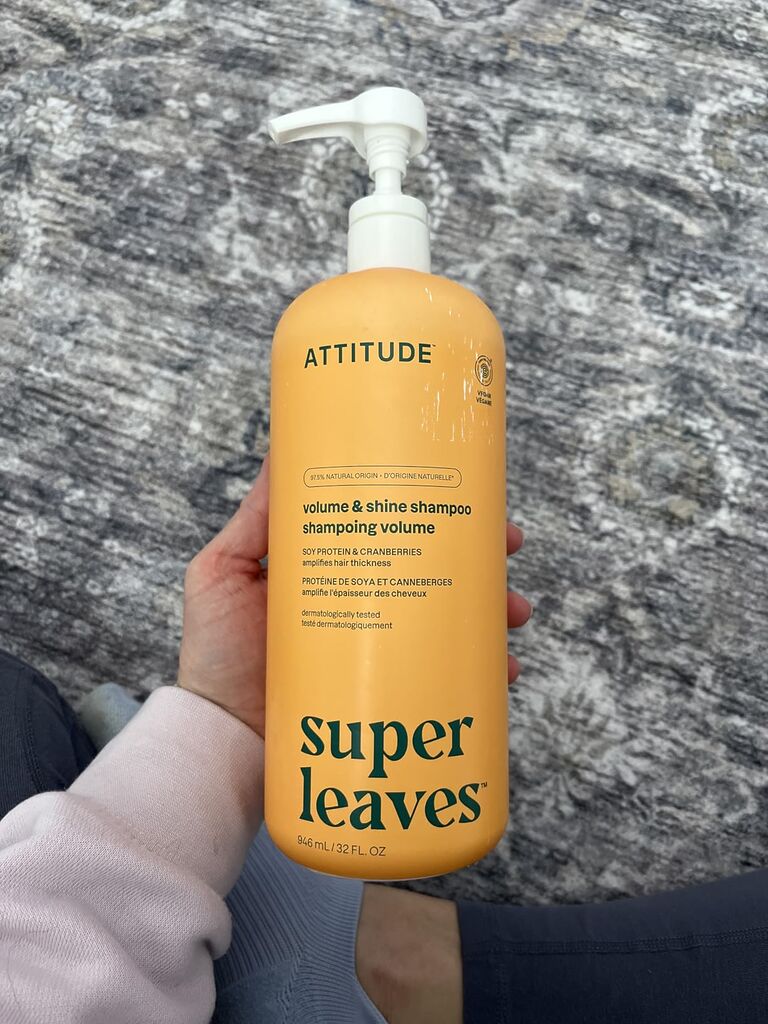 ATTITUDE Volume and Shine Hair Shampoo, EWG Verified, For Thin Hair, Naturally Derived Ingredients, Vegan and Plant Based, Soy Protein And Cranberries, 32 Fl Oz customer photo 1