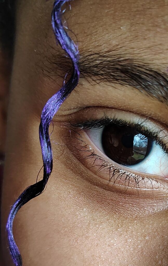 4 Colors Temporary Hair Color, Easter Basket Stuffers for Teens, Gifts for Boys Girls Adults, Hair Color Spray Purple Green Blue Pink Hair Dye Color Wax, Temporary Hair Dye for Party, Halloween, Cosplay customer photo 2
